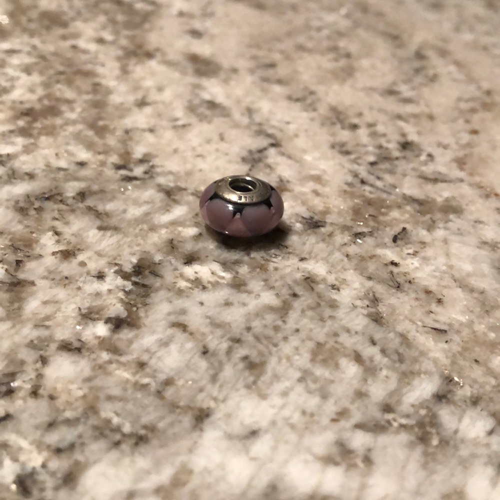 Purple pandora charm
